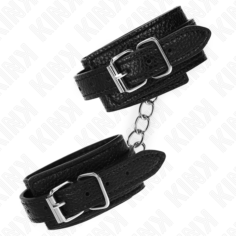 KINK - Snakeskinnsmönster Handledsremmar Svart Justerbar 20-28 cm x 5.4 cm