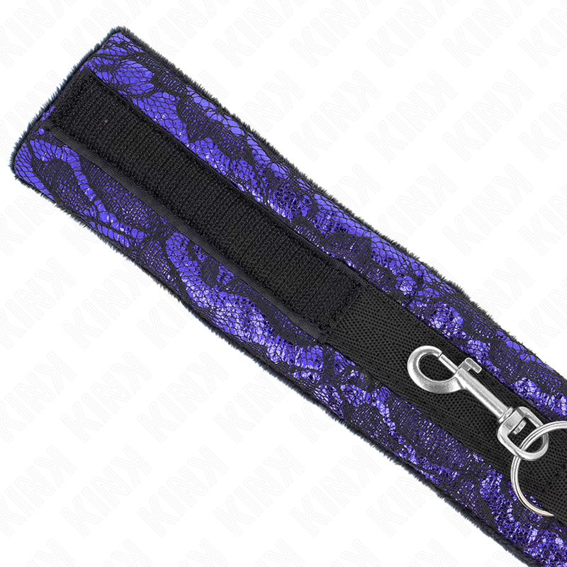 KINK - Kort Sammetspets Halsband med Bälte 105 cm