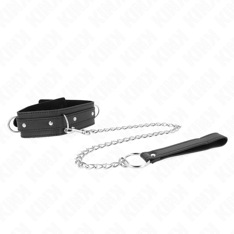 KINK halsband med koppel 65 cm, justerbar modell