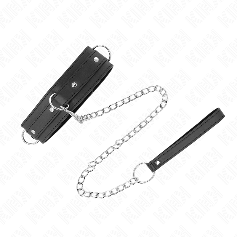 KINK halsband med koppel 65 cm, justerbar modell