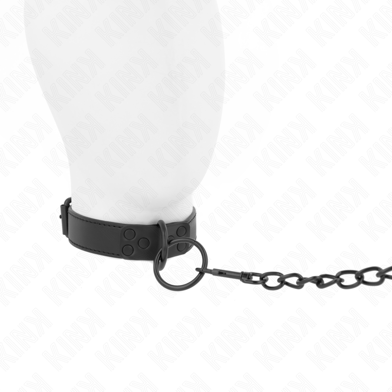 KINK halsband med mörk koppling 65 cm justerbart