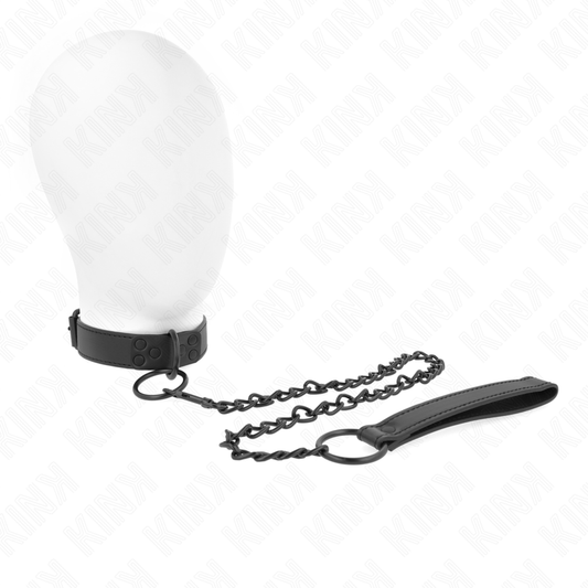 KINK halsband med mörk koppling 65 cm justerbart