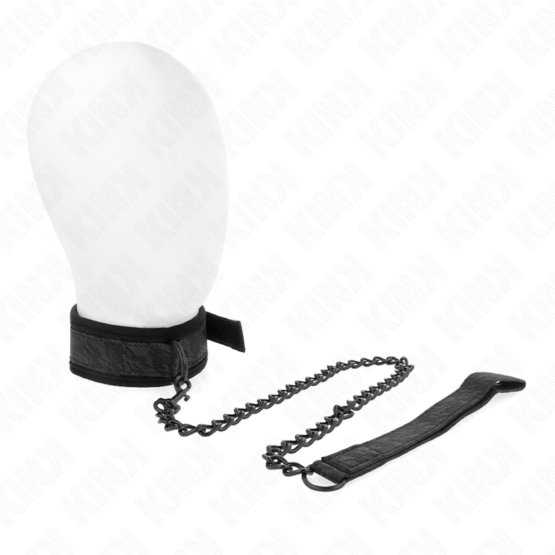 KINK halsband med koppel, justerbart 77 cm