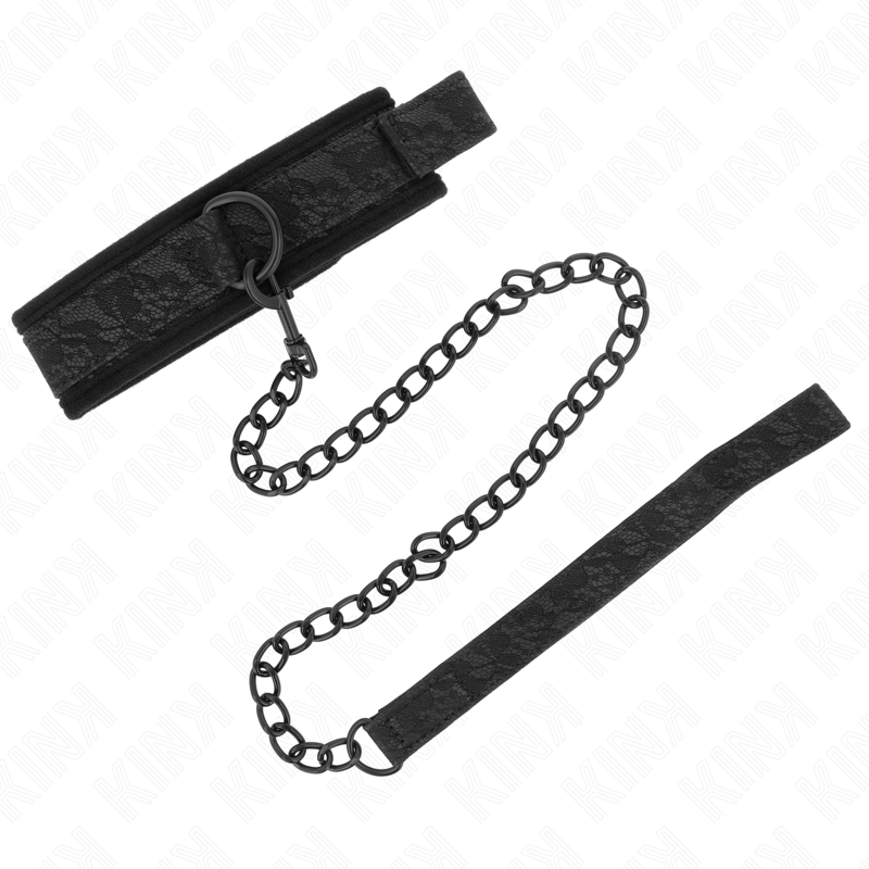 KINK halsband med koppel, justerbart 77 cm