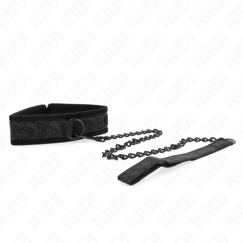 KINK halsband med koppel, justerbart 77 cm