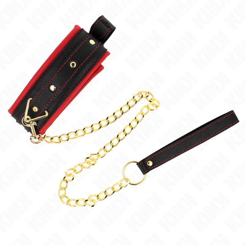 KINK halsband med justerbart tygkoppel 33-48 cm