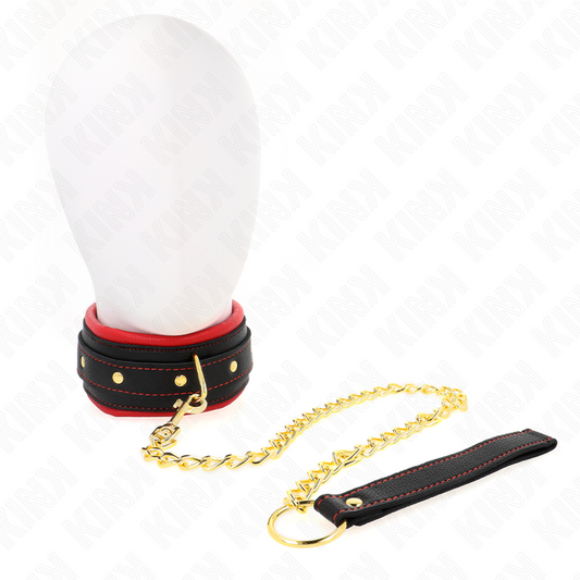 KINK halsband med justerbart tygkoppel 33-48 cm