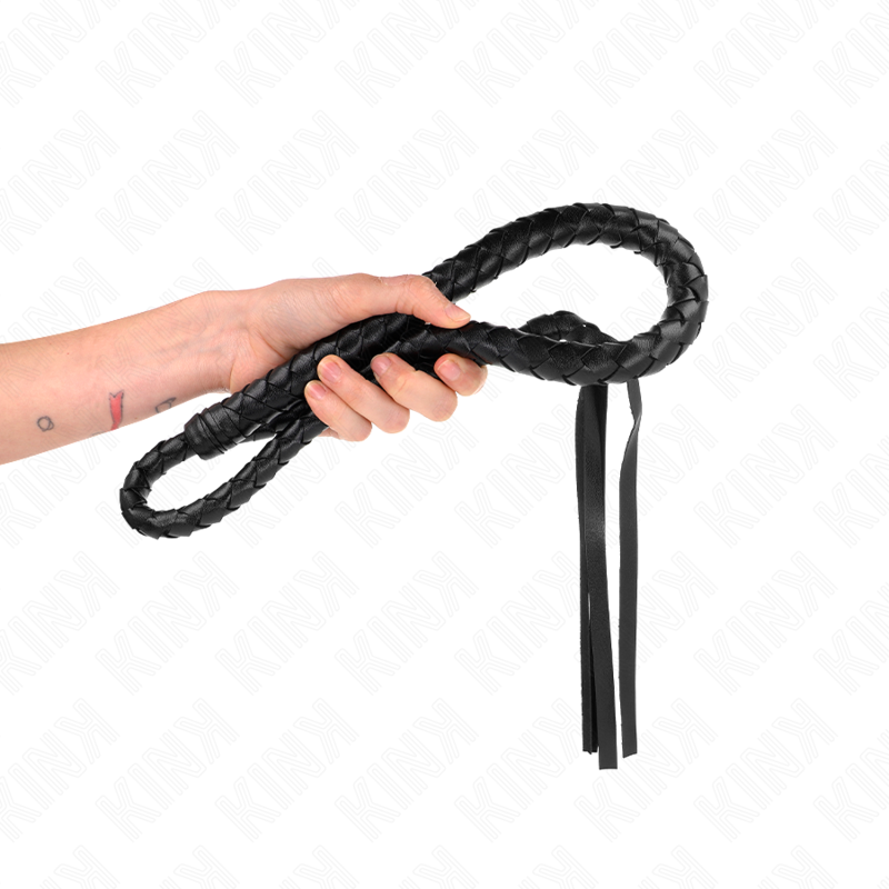 KINK lång pisk med pärlor 110 cm