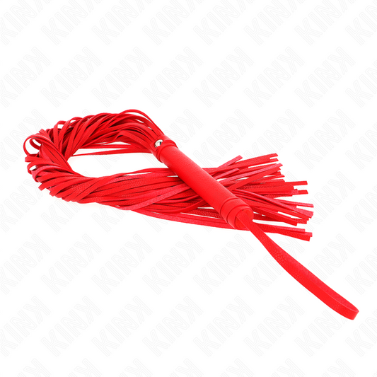 KINK - Röd Mjuk PVC Piska 70 cm