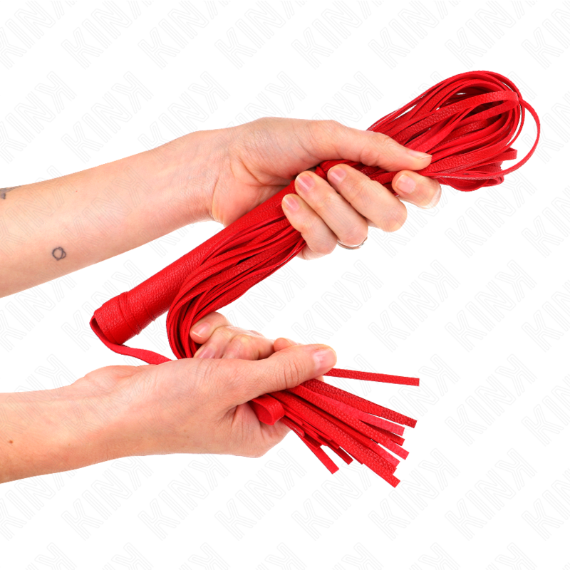 KINK - Röd Mjuk PVC Piska 70 cm