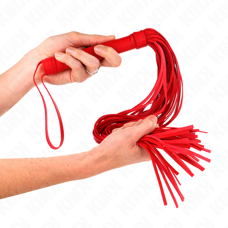KINK - Röd Mjuk PVC Piska 70 cm
