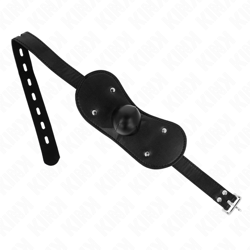 KINK - Ball Gag Munkmask med Lås Justerbar 42-60 cm