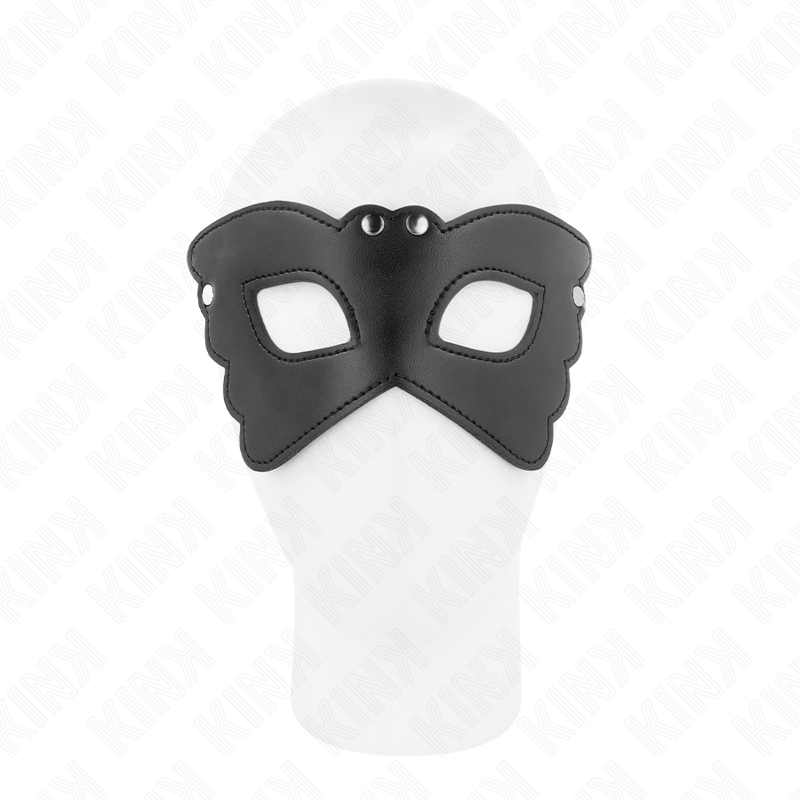 KINK - Mask i fjärilsform av konstläder 20 x 9 cm