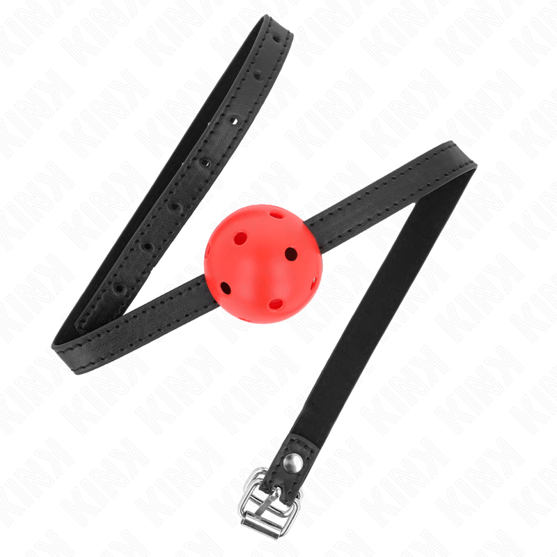 KINK - SIMPLICITY RÖD ANDNINGSBAR 4.5 CM BALL GAG 62 x 1.5 CM