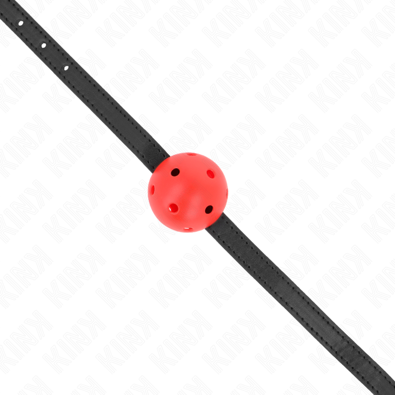 KINK - SIMPLICITY RÖD ANDNINGSBAR 4.5 CM BALL GAG 62 x 1.5 CM