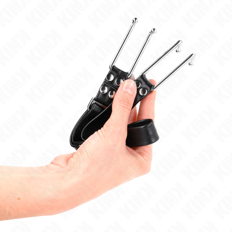 KINK - METAL HOOK GAG JUSTERBAR 36-52 CM