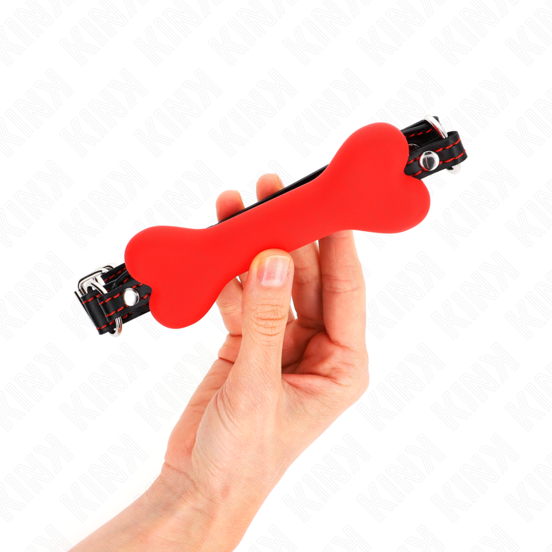 KINK - Röd Bone 12 cm Gag 63 x 2 cm