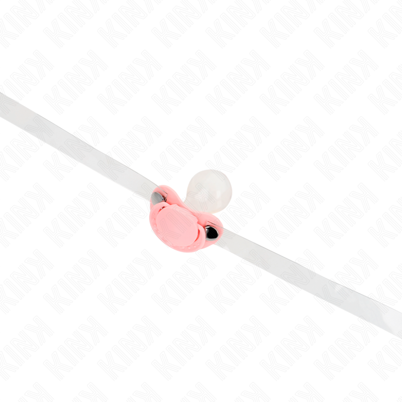 KINK - Rosa Nappformad Gag 5.5 x 4 CM Justerbar 43-60 CM