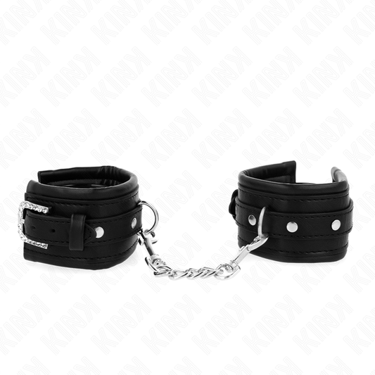 KINK rhinestone buckle handledsrestriktioner i svart
