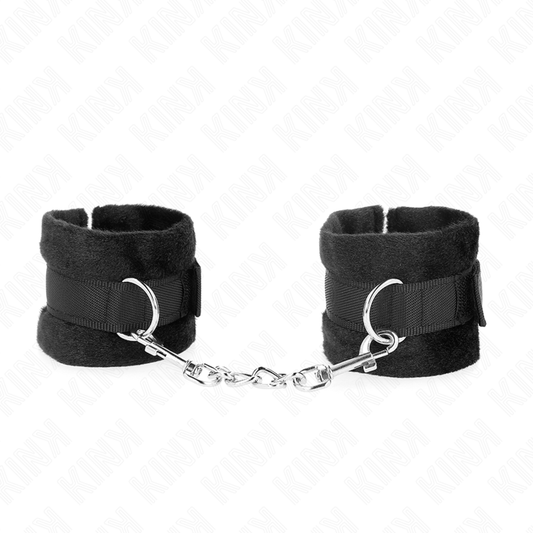 KINK - Nybörjare Fårhandfängsel Svart 30 x 7 cm