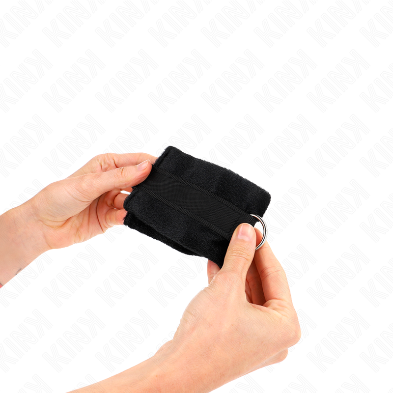 KINK - Nybörjare Fårhandfängsel Svart 30 x 7 cm
