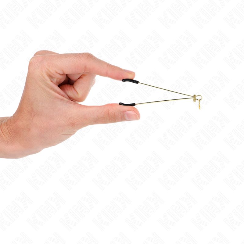 KINK - TUNGA NIPPLE CLAMPS GULD 7 CM