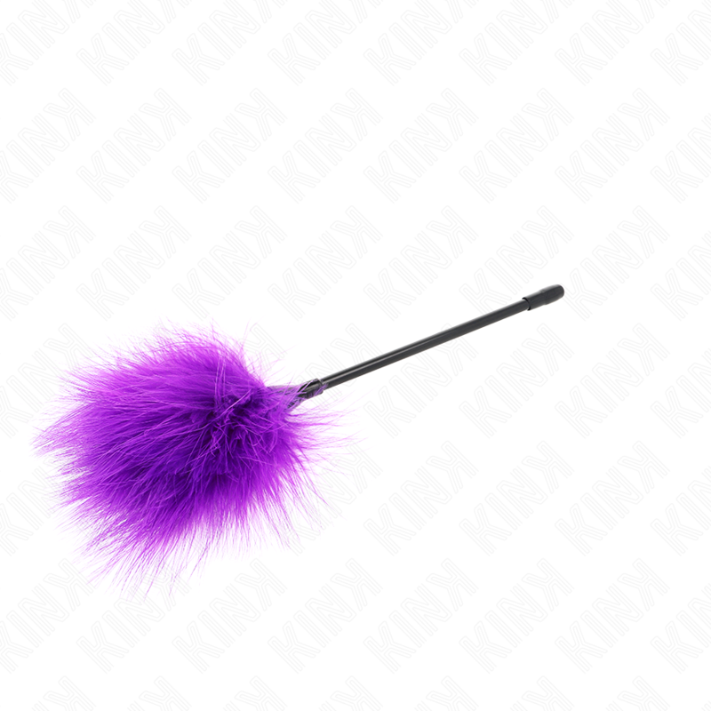 KINK lila kittelfjädrar för bondagekit 27 cm