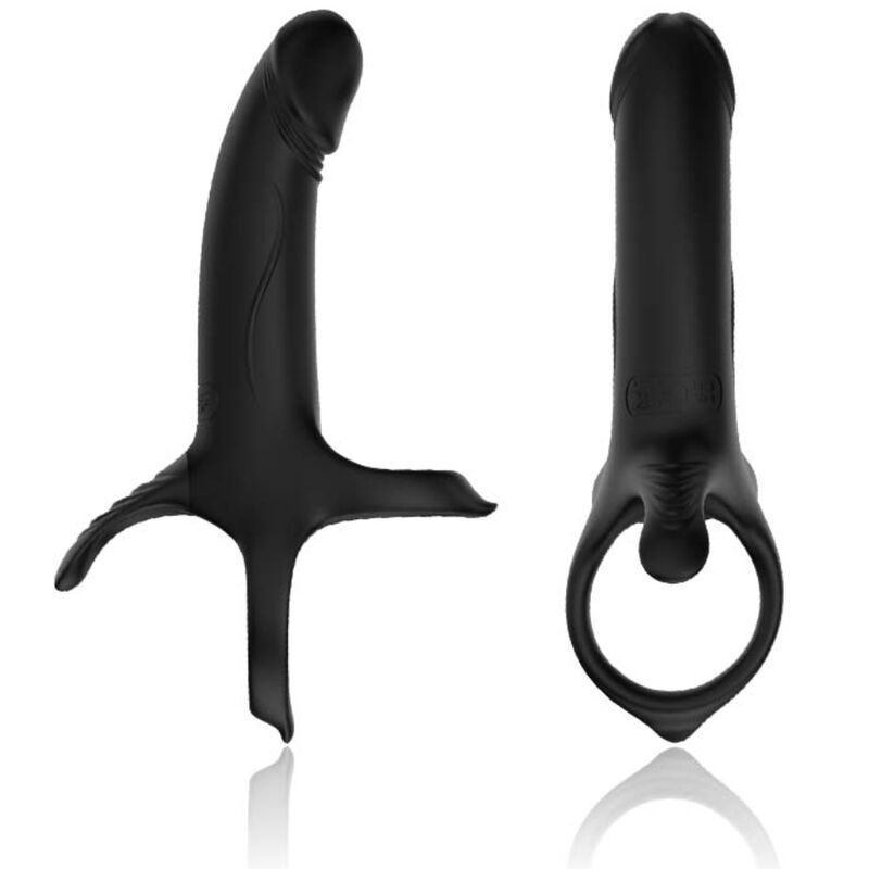 ARMONY dildo med ring och vibrator i svart