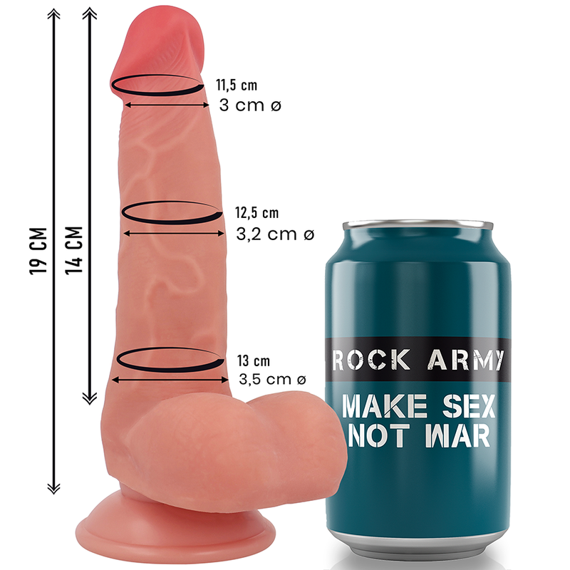 ROCKARMY Liquid Silicone Fox dildo 19 cm