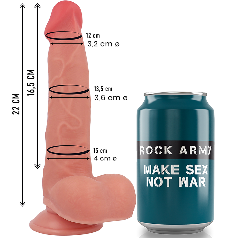 ROCKARMY Liquid Silicone Ranger dildo 22 cm