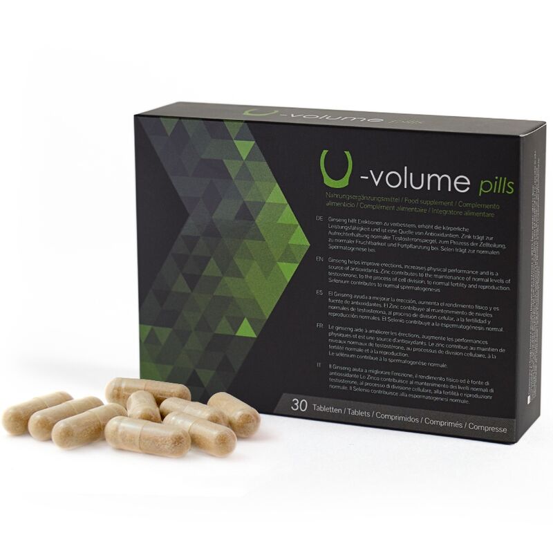 U-Volume Pills för ökad spermiekvalitet och kvantitet, 30 kapslar