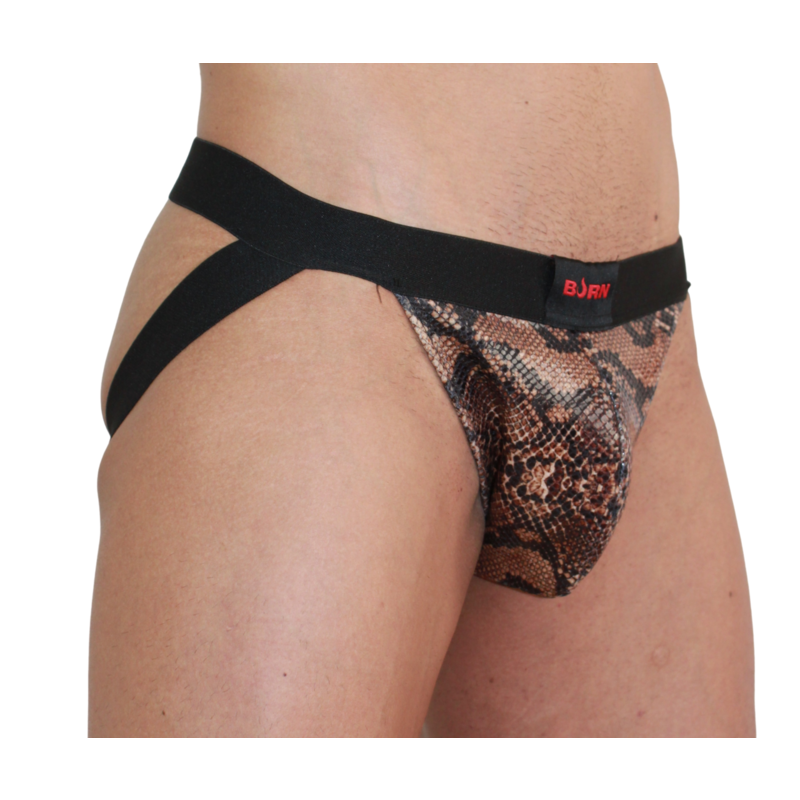 BURN Jockstrap 002 Snake Black M