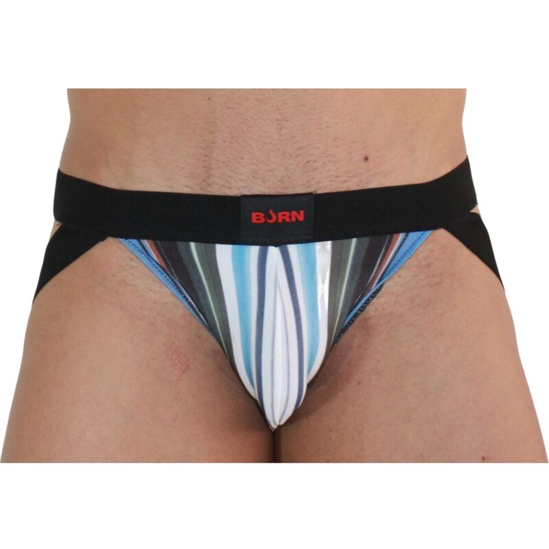 BURN Jockstrap i multicolor och svart, storlek L