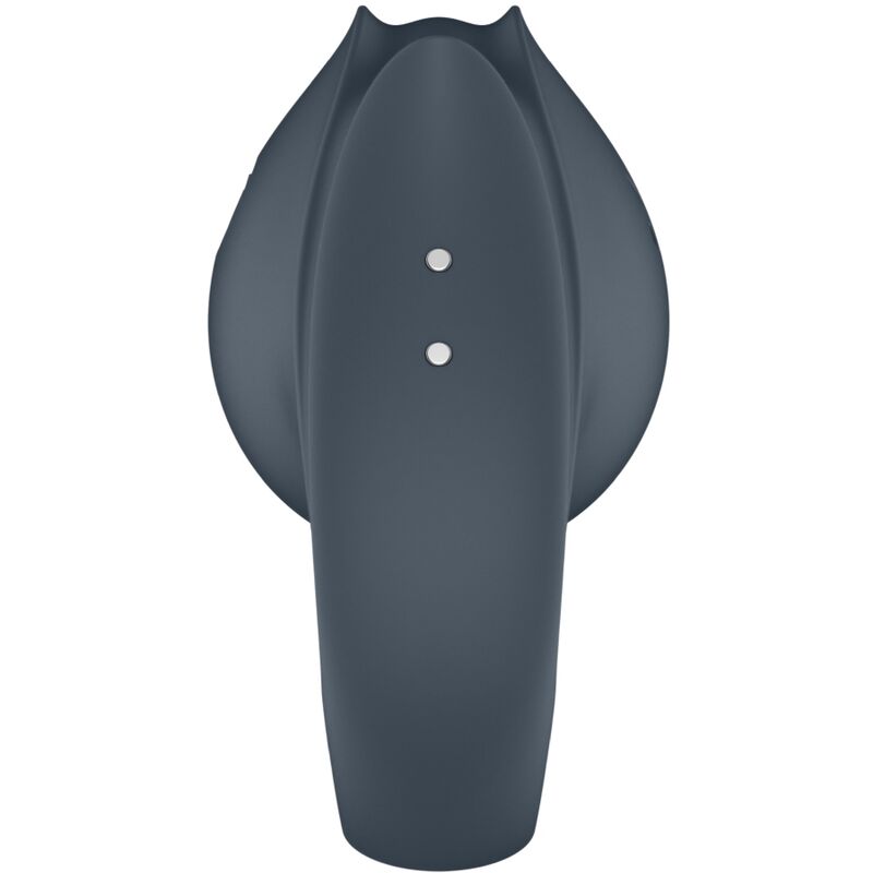 SATISFYER - PERFECT PAIR 2 MULTIVIBRATOR 2 I 1 PENISRING OCH FINGERSTIMULATOR GRÅ