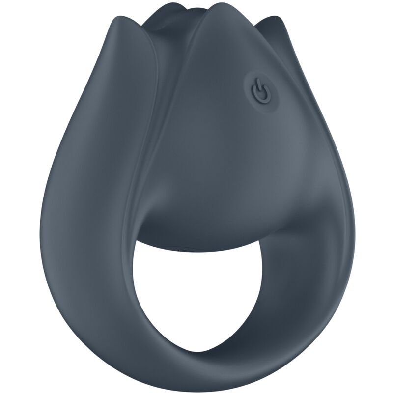 SATISFYER - PERFECT PAIR 2 MULTIVIBRATOR 2 I 1 PENISRING OCH FINGERSTIMULATOR GRÅ