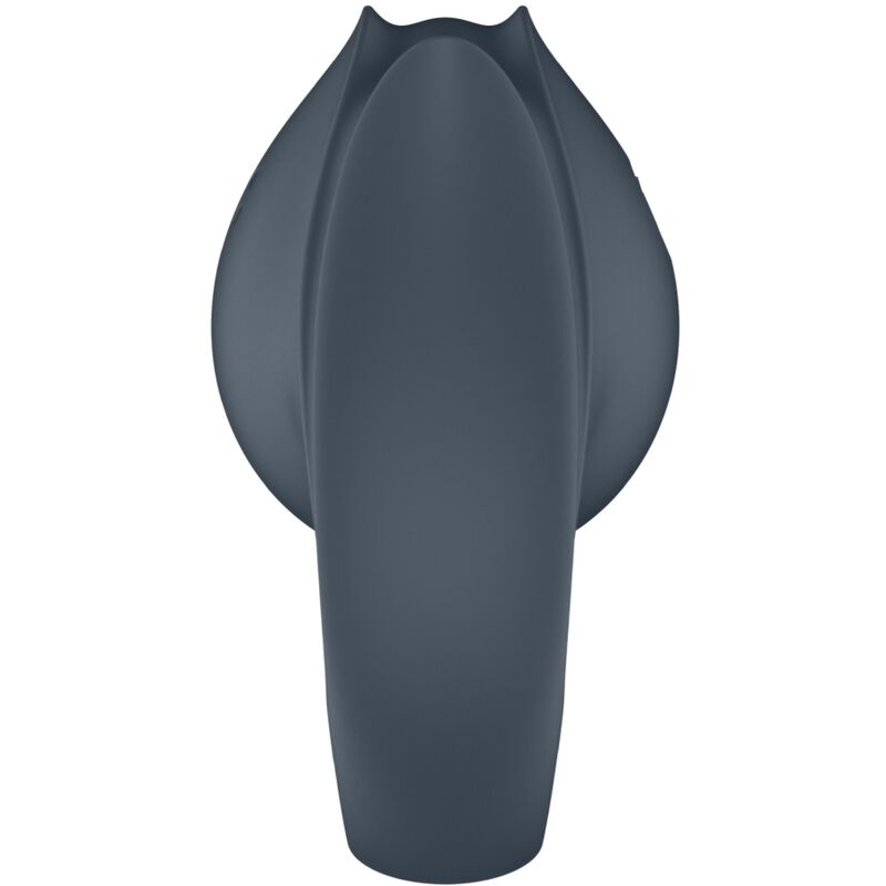 SATISFYER - PERFECT PAIR 2 MULTIVIBRATOR 2 I 1 PENISRING OCH FINGERSTIMULATOR GRÅ
