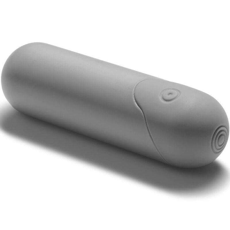 Grå finger-vibrator med 10 vibrationslägen