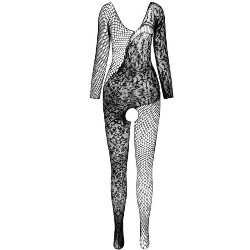 PASSION - BS 107 Bodystocking Svart One Size