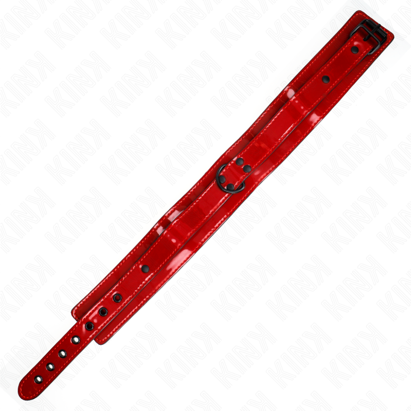 KINK - Justerbar halsband i vinröd 37,5-49,5 cm x 5 cm