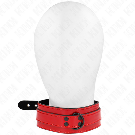 KINK - Justerbar halsband i vinröd 37,5-49,5 cm x 5 cm