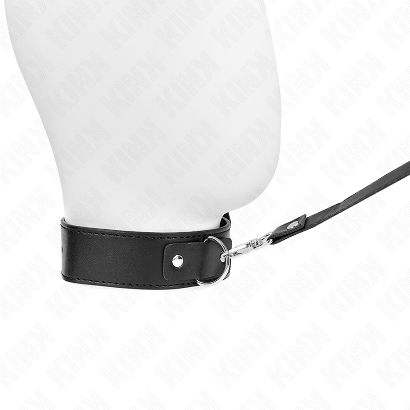 KINK - Halsband med bälte 116 cm svart justerbart