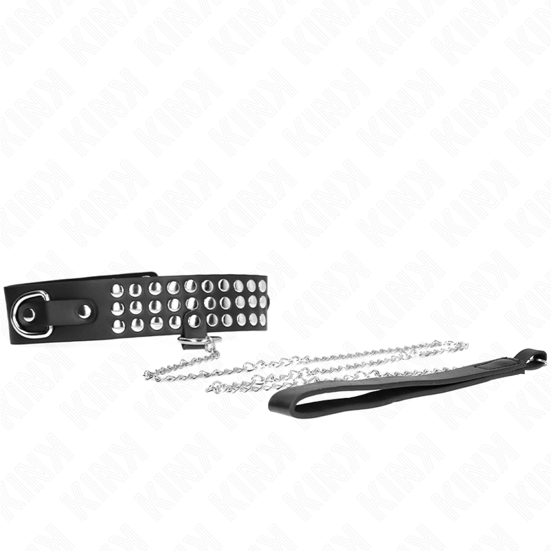 KINK halsband med rem 65 cm, justerbar 37-42 cm