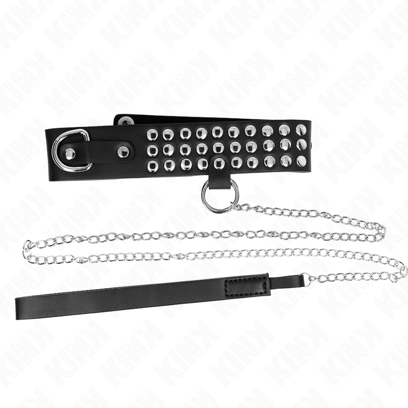 KINK halsband med rem 65 cm, justerbar 37-42 cm