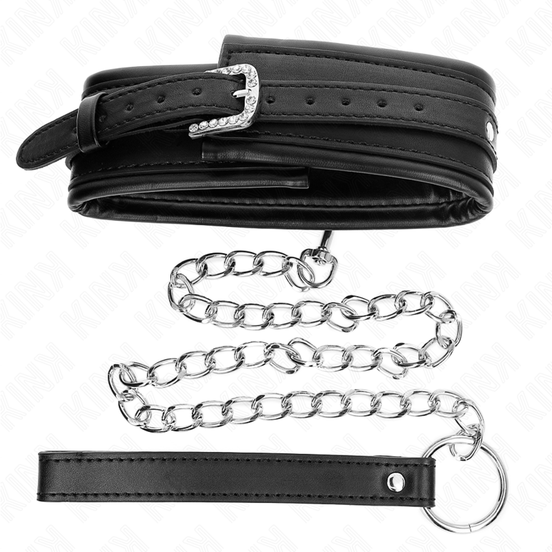 KINK - Halsband med glänsande spänne 65 cm 48,5 cm x 5,3 cm