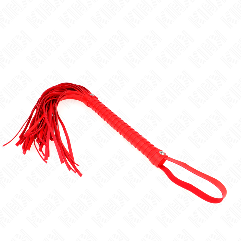 KINK - Piska med röd texturerad handtag 48,5 cm