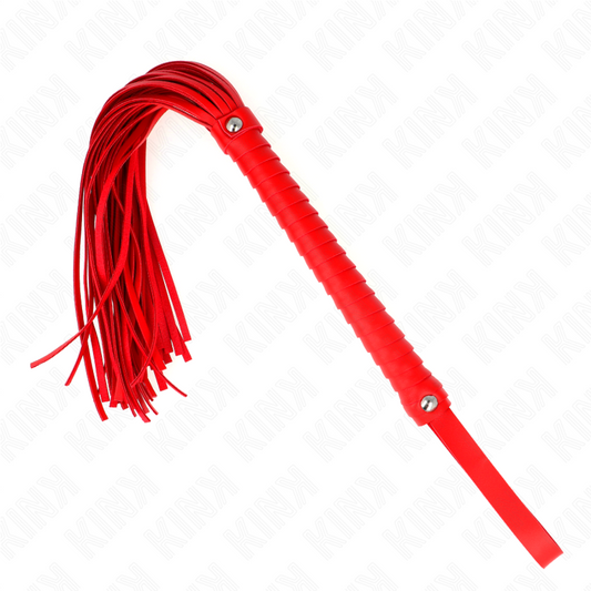 KINK - Piska med röd texturerad handtag 48,5 cm