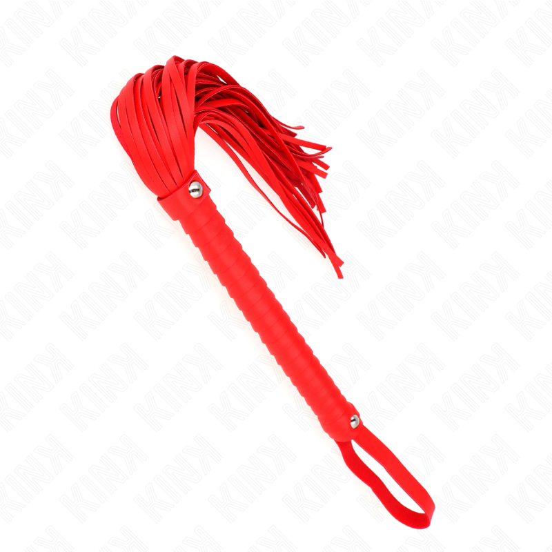 KINK - Piska med röd texturerad handtag 48,5 cm