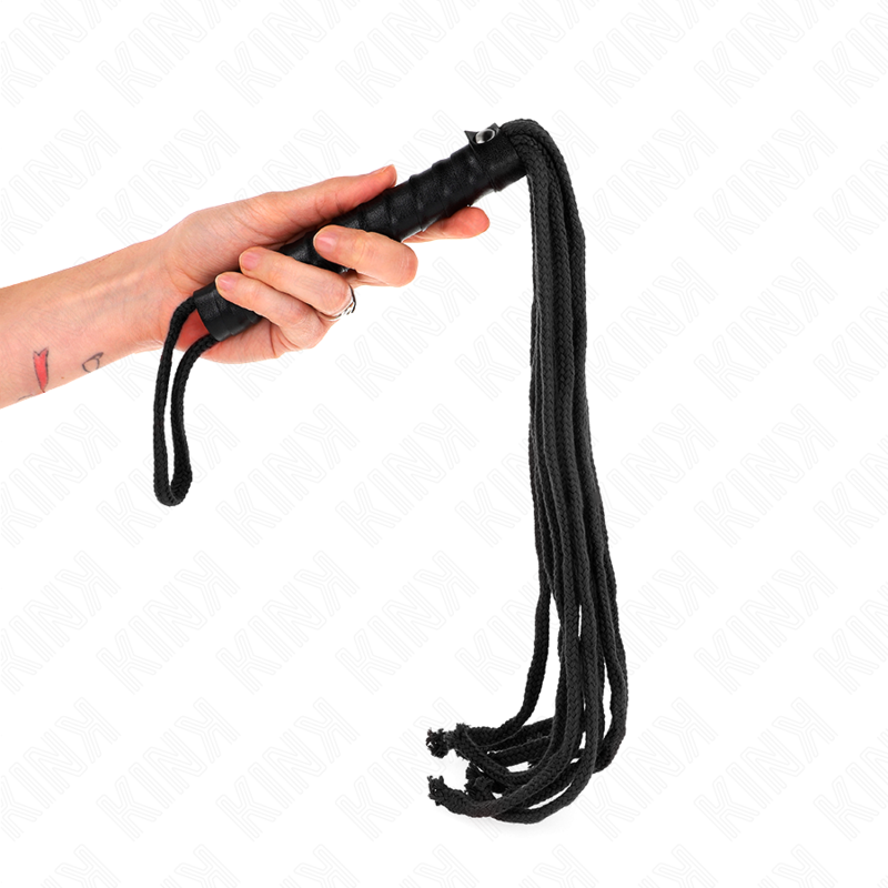 KINK - Svart Rep Piska 56 cm