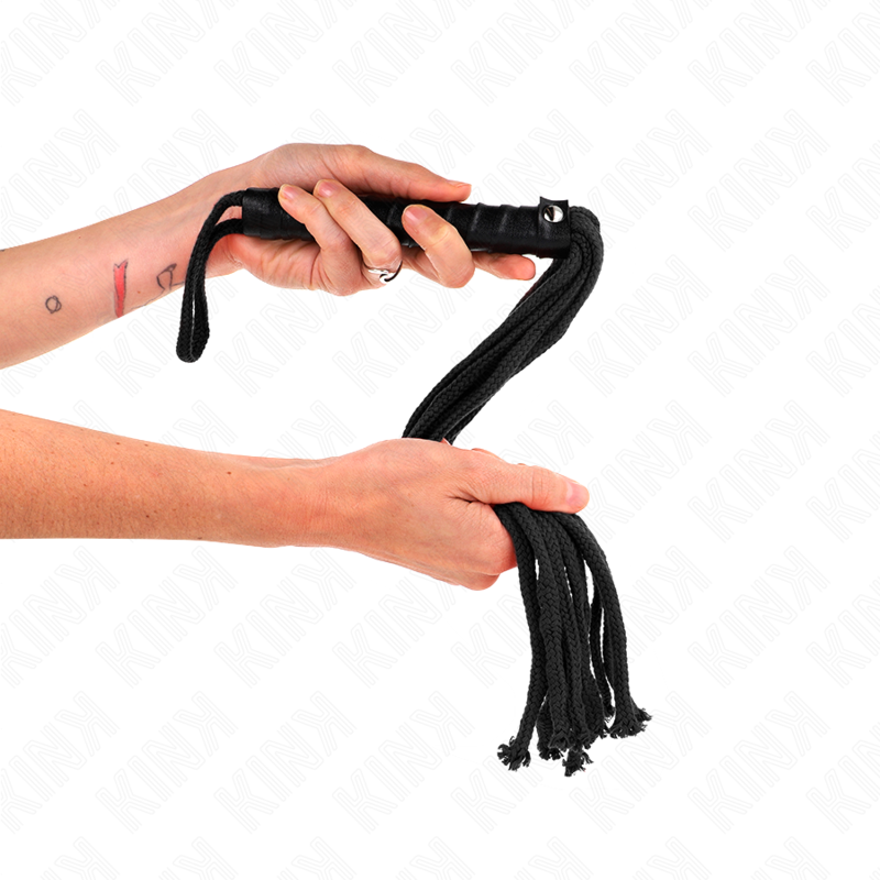 KINK - Svart Rep Piska 56 cm