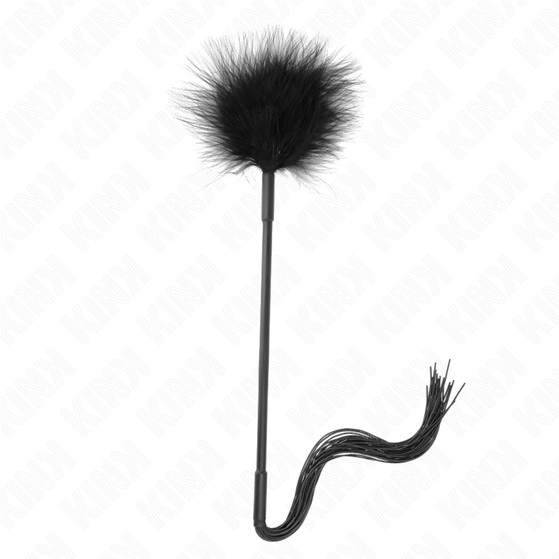 KINK silikonpiska med fjädrar för kittling 47 cm